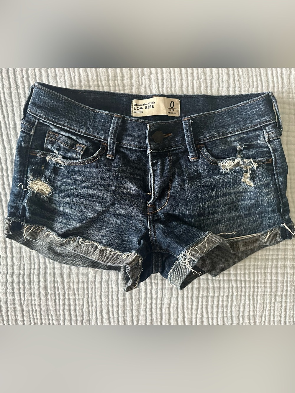 A&F micro shorts